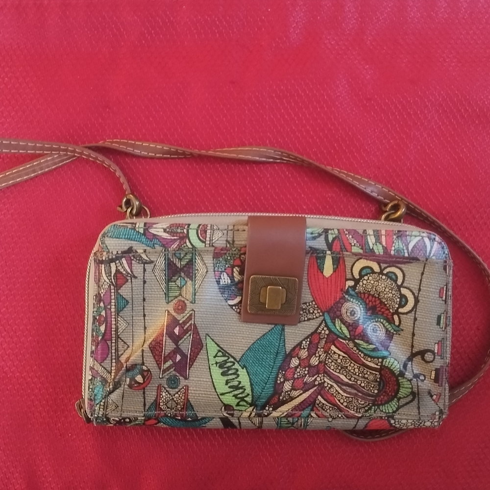 SAK ROOTS coated Canvas Crossbody Bag